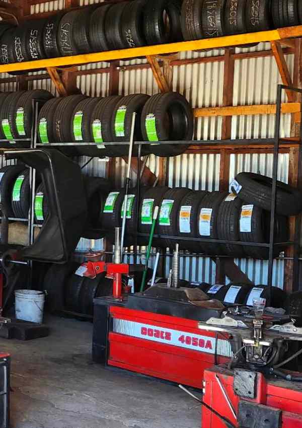 Machines in Big Joe's Tires